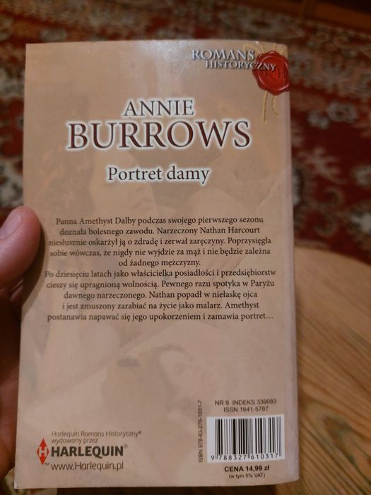 Portret damy Annie Burrows