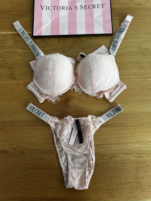 NOWY komplet bielizny Victoria’s Secret rozmiar B75 stanik + majtki