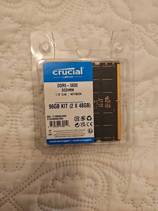 Memória RAM DDR5-5600 (2 X 48GB)