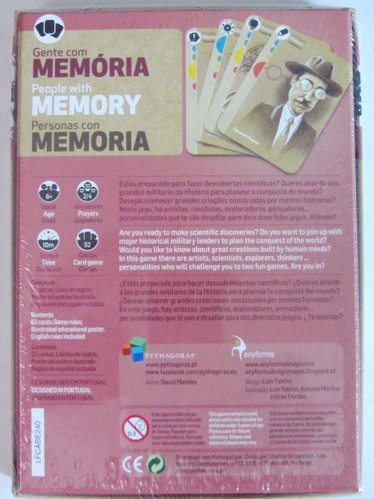 Gente com Memória - jogo de tabuleiro429701311182950401