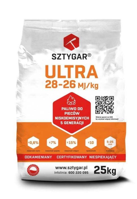 Groszek workowany Sztygar ULTRA 28 MJ Węgiel Hermes  Gold Hurt