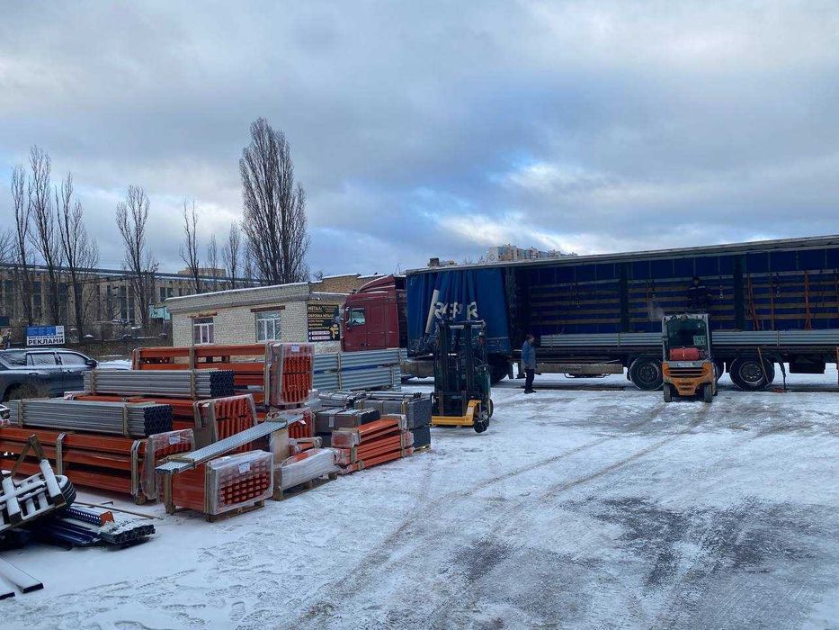 Палетний стелаж для склада,промислові стелажі в наявності,доставка,мон