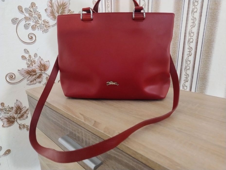 Шкіряна сумка LONGCHAMR