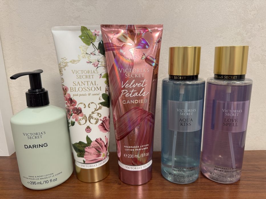 Спрей, міст та лосьйон для тіла Victoria’s Secret