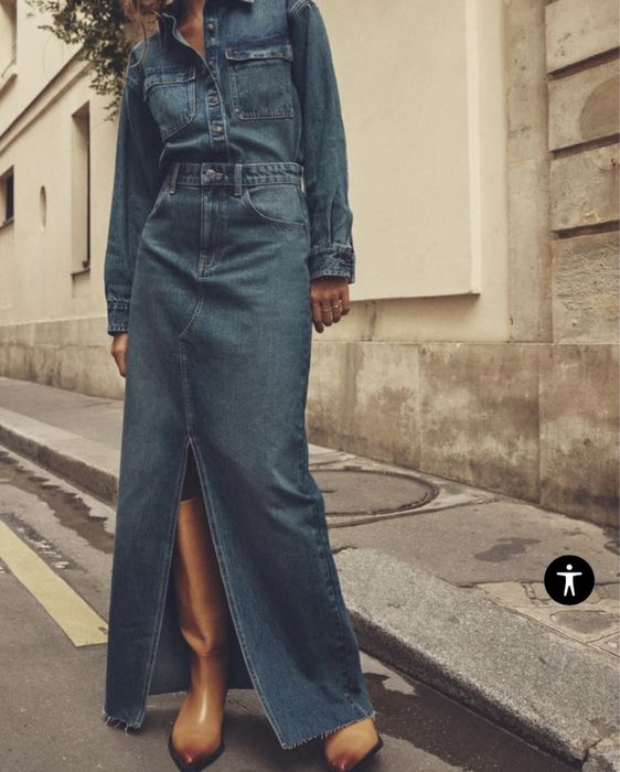 Спідниця  джинсова zara 36-38 розмір