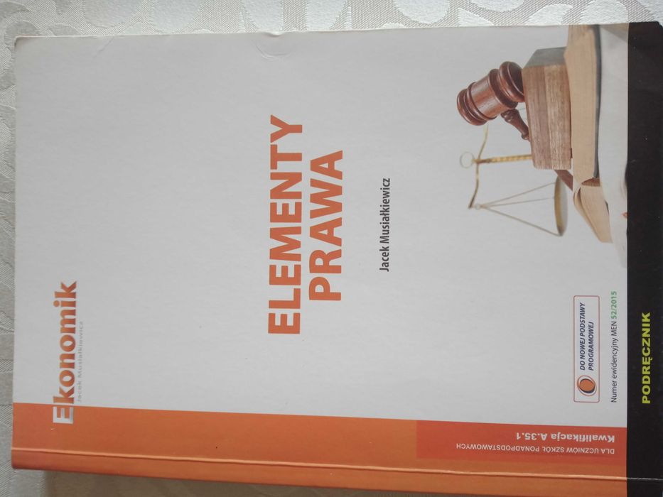 Elementy prawa podręcznik
