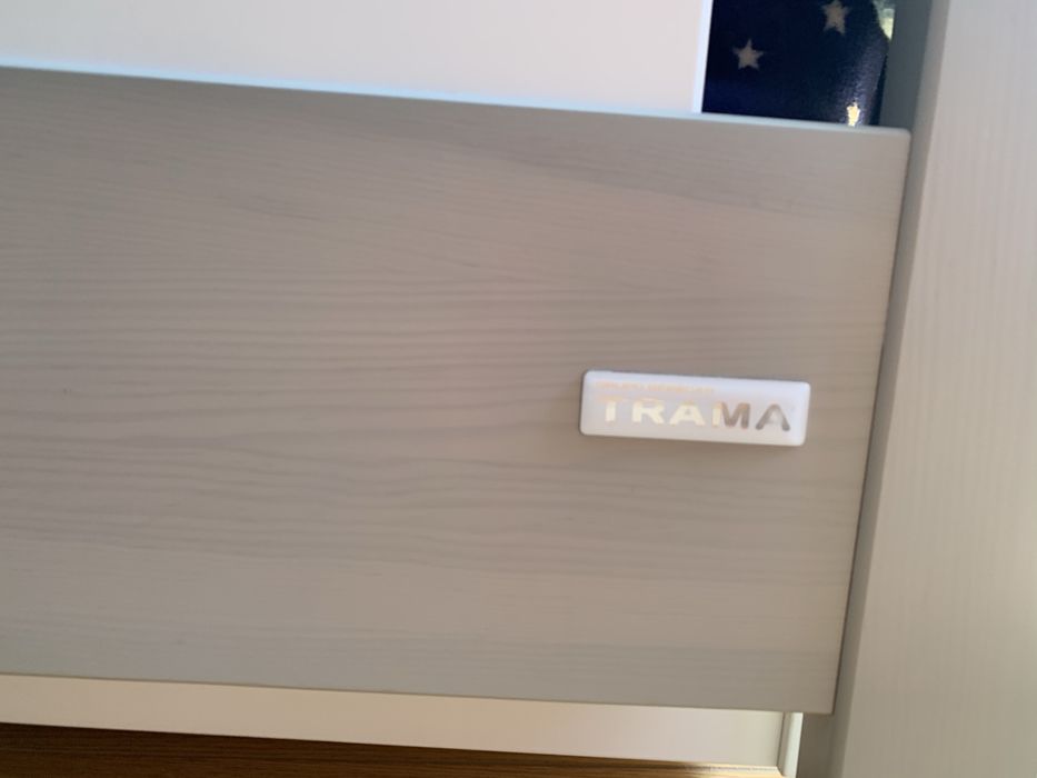 Trama Inova Branco e Cinza - Berço para Bebé - Cama Criança