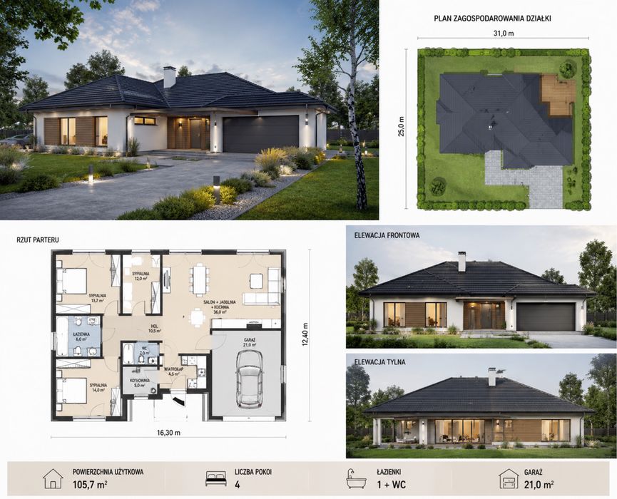 Piekary Śląskie – kształtna działka pod zabudowę w centrum - Widok 3