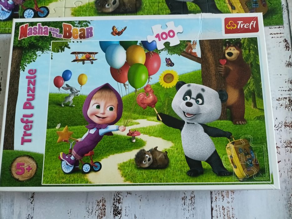 Puzzle Masza i Niedźwiedź 100 elementów