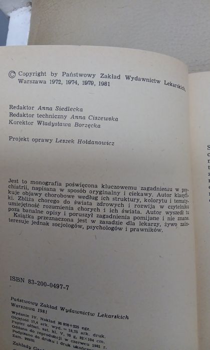 Antoni Kępiński Schizofrenia