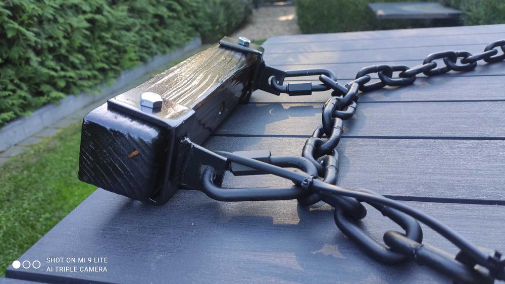 Nowa wisząca lampa drewniana – ręcznie robiona