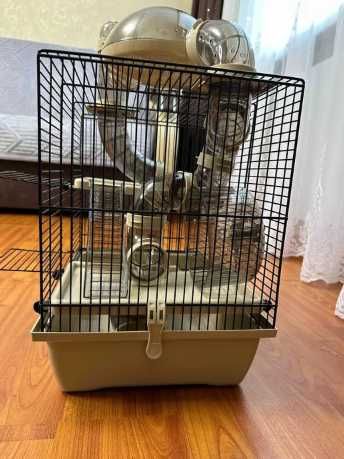 Клітка для миші чи хом’яка з тунелями