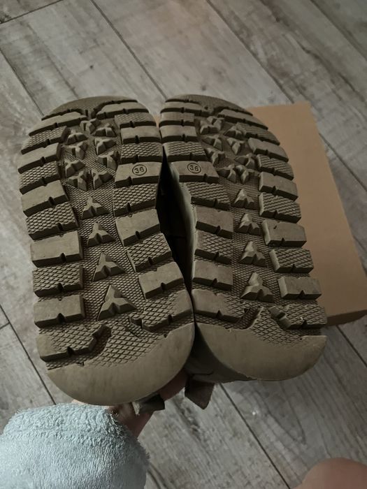 Чоботи натуральна замш та цигейки 36