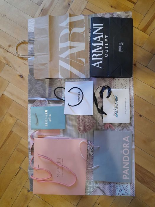 Брендові пакети 5 шт