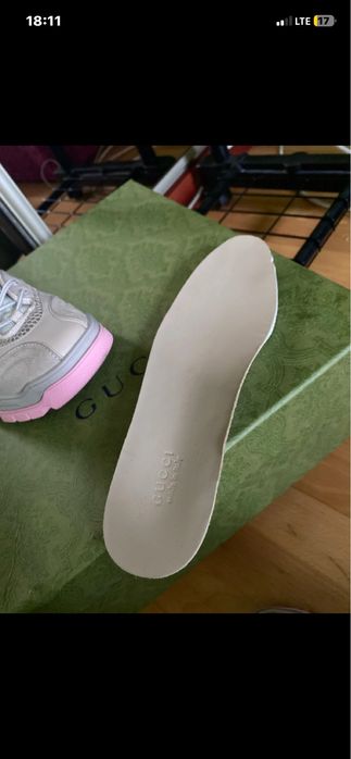 Gucci Flashtrek różowe – nowe z metką, 37