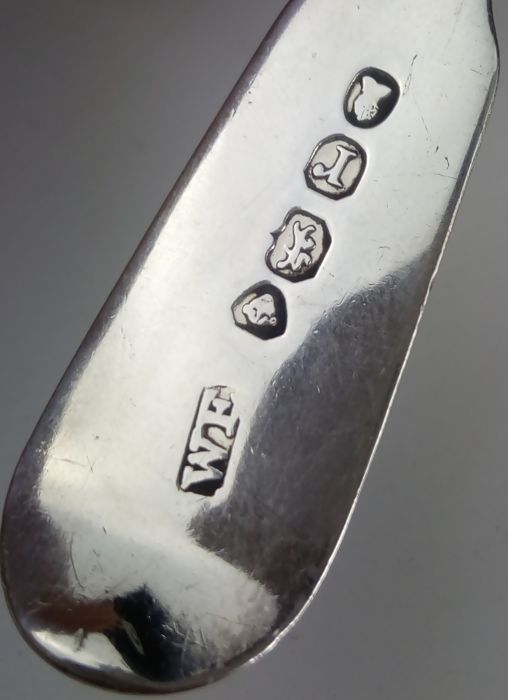 Colheres georgianas (3) - Prata esterlina .925 - London 1832 e 1909