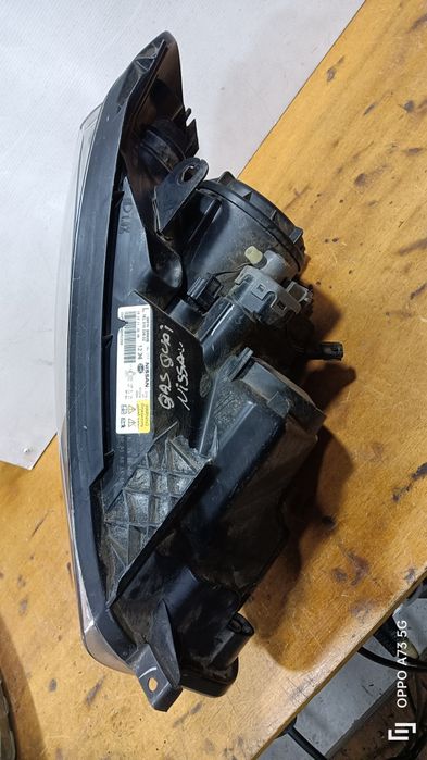 Farol Nissan qashqai J10 +2 ótica 2012 xenon