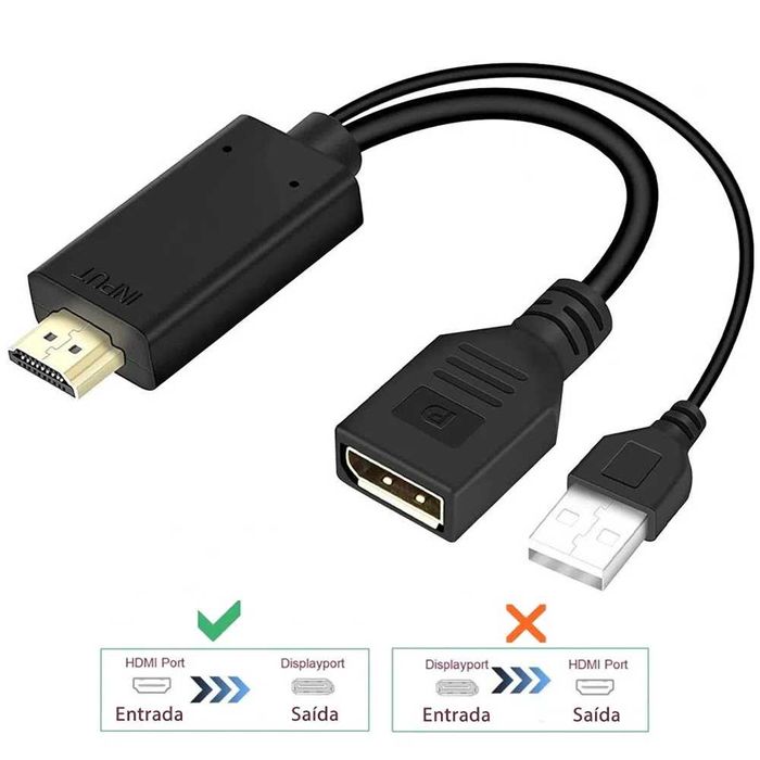 HDMI to DisplayPort Adapter64740745519105120
