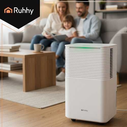 Осушувач повітря RUHHY DRYZIX — Wi-Fi (12 л/24 год) Поглинач вологи