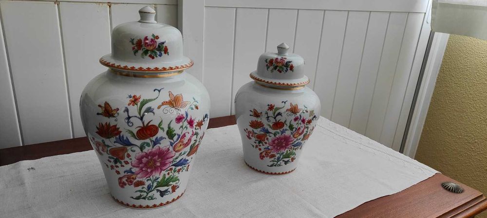 Potes decorativos antigos (conjunto de 3)