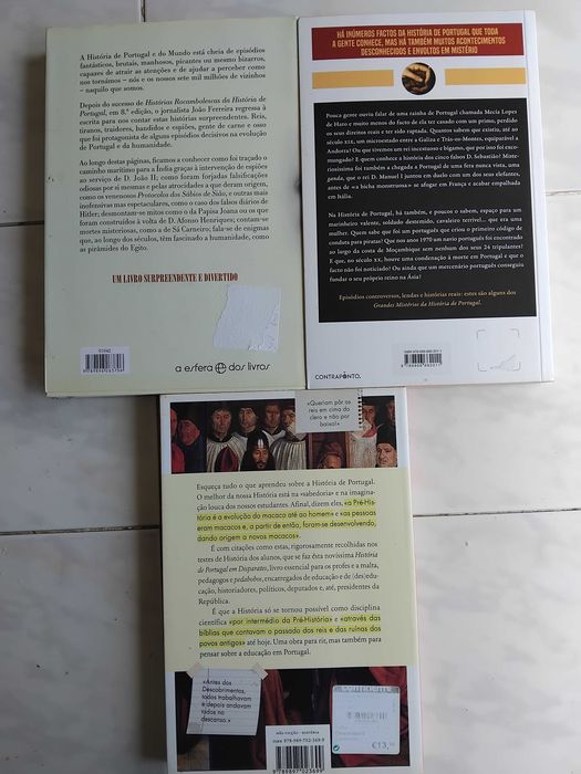 3 Livros de História: Disparates, Absurdos e Mistérios