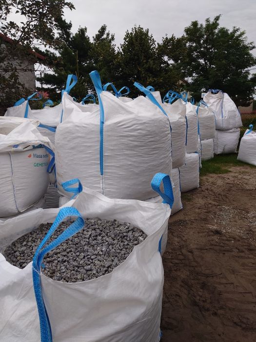 Kamień ozdobny Grys Dalmatyńczyk Granit WORKOWANY lub Big bag