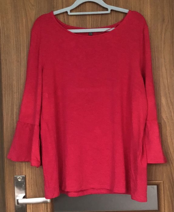 Duża bluzka burgund 42-48