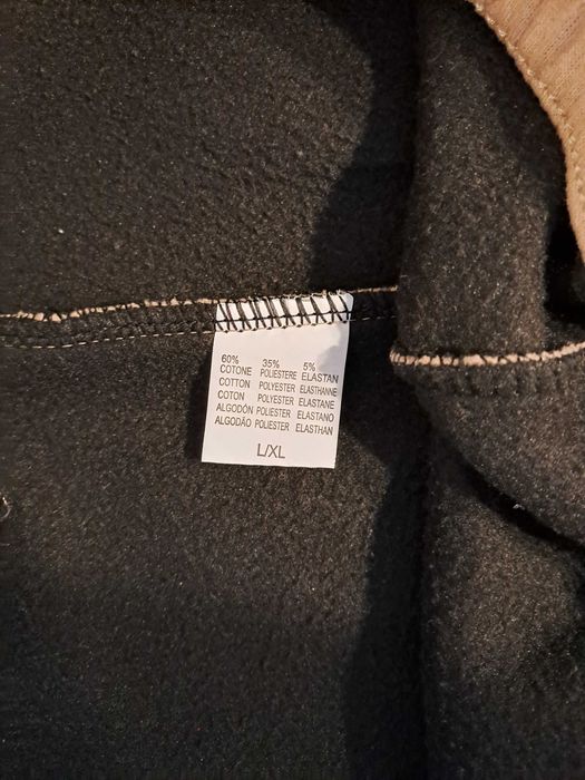 Calças Wide Leg Moletom Bege C/ Cordão Tam L/XL