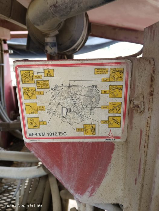 Przesiewacz extec 5000 Deutz Bf4M 1012c 72kw