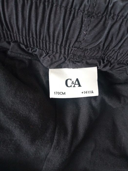 C&A spodnie męskie materiałowe lekko ocieplane r 170 pas 76-96cm