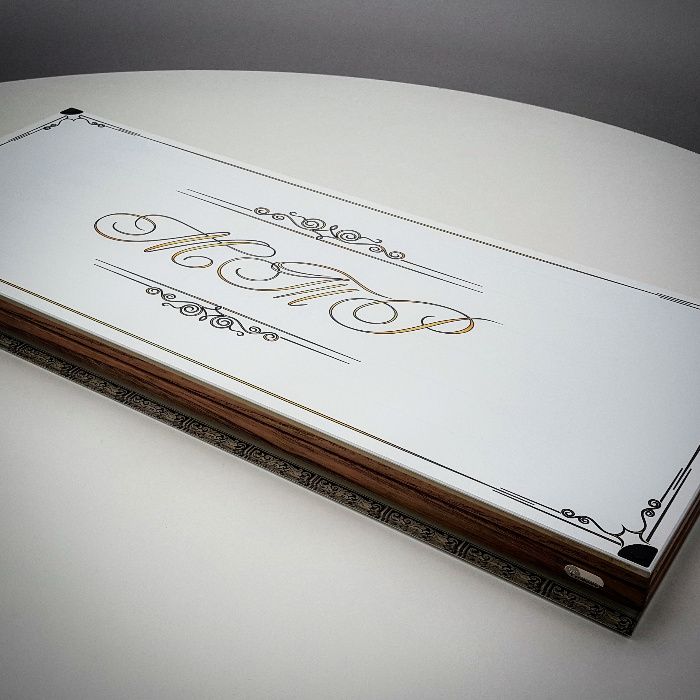 Нарды Хай-тек. Игровые из стекла каленого. Дизайн на заказ. Art-limit