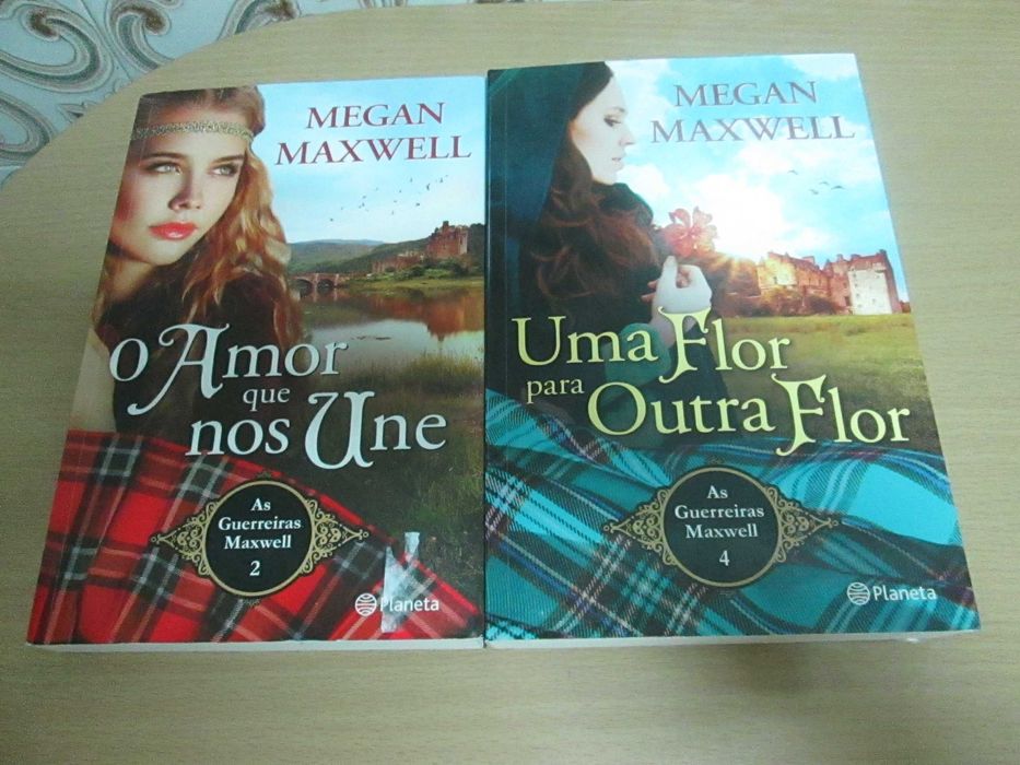 Livros Megan Maxwell (O Amor que nos Une e Uma Flor para outra Flor)