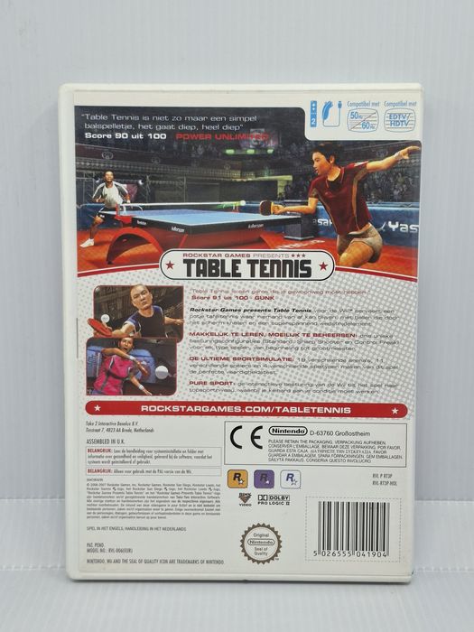Table Tennis Nintendo Wii