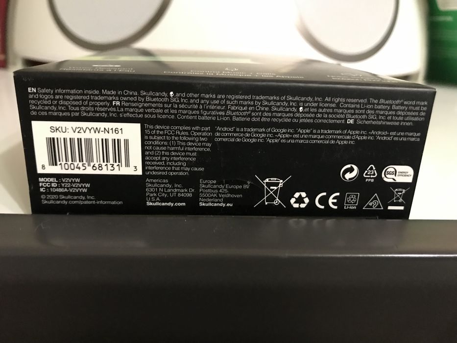 Наушники Bluetooth Skullcandy V2VYW