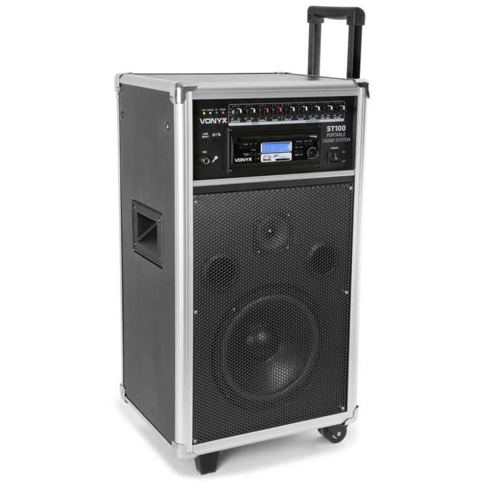 Mobilna kolumna aktywna Vonyx ST100MK2 CD/USB/Bluetooth+mikrofony