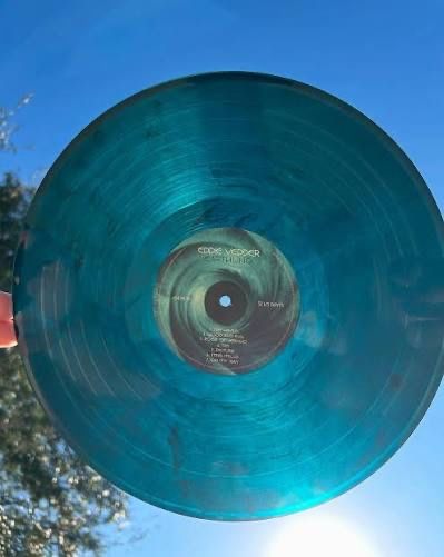 Eddie Vedder (Pearl Jam) - Earthling LP Blue Black Translucent Marble