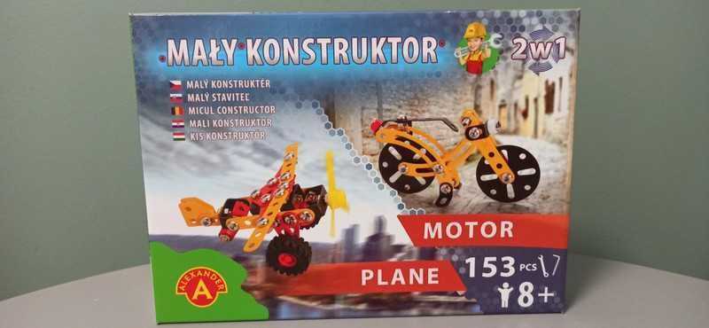 Pojazdy mały konstruktor 2 sztuki
