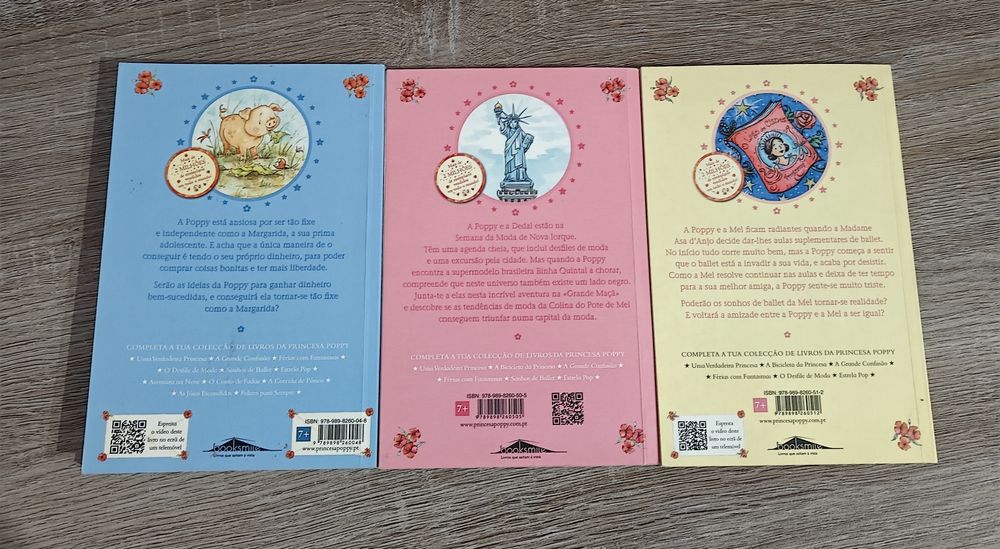 Conjunto Livros Coleção Princesa Poppy