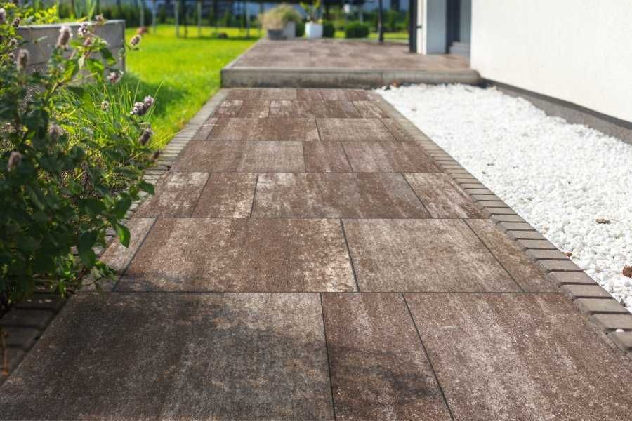 Duża płyta tarasowa LAMELL 60x40 cm gr.4,5 cm melanż POLBRUK PROMOCJA