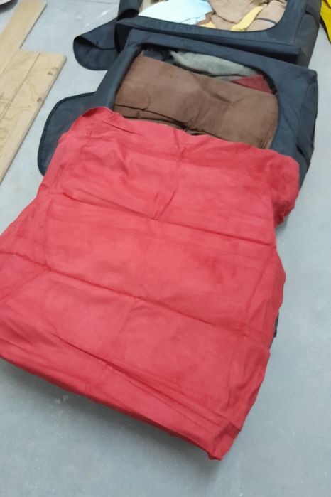 Retalhos de peles para confecção