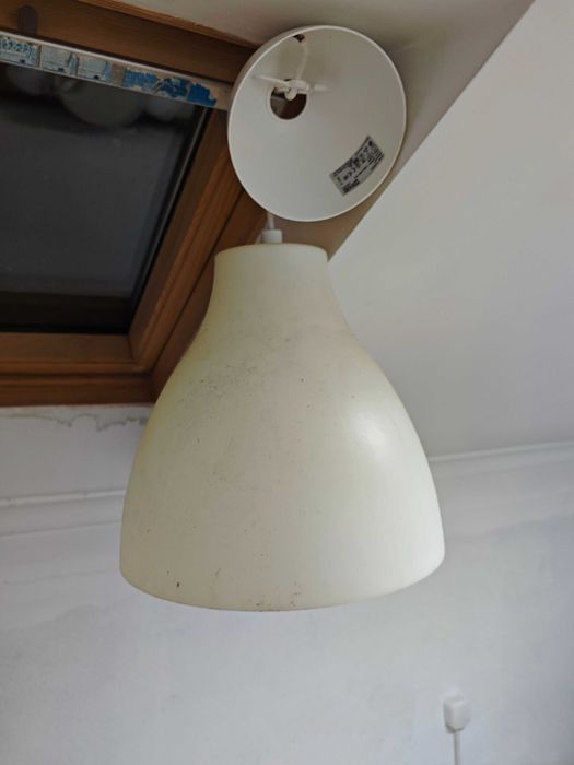 Candeeiro IKEA branco