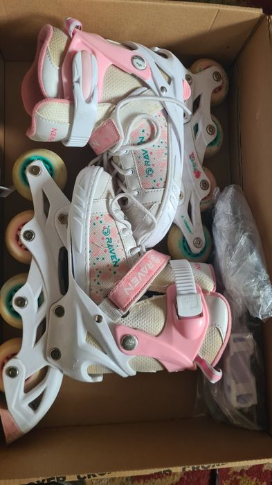 Rolki raven łyżwy 31-35 ochraniacze Łódź