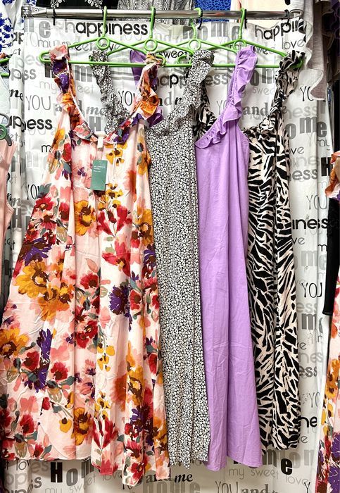 .Лёгкий невесомый сарафан. Натуральный. H&M