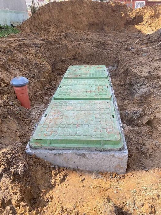 Септик, каналізація, кільця