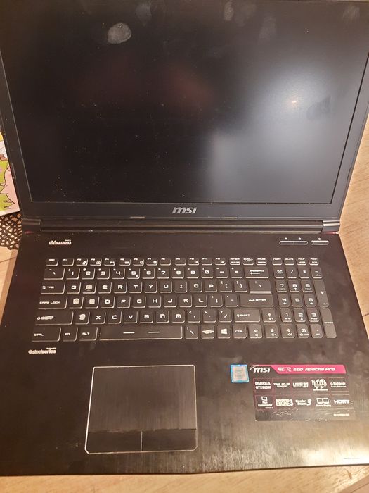 Laptop msi na części