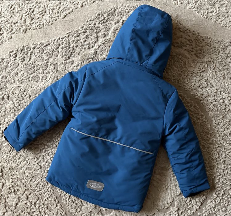 Зимовий дитячий роздільний термо комбінезон костюм на хлопчика 122-128