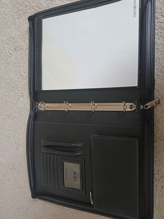REZERWACJA Skórzana teczka na dokumenty Samsonite