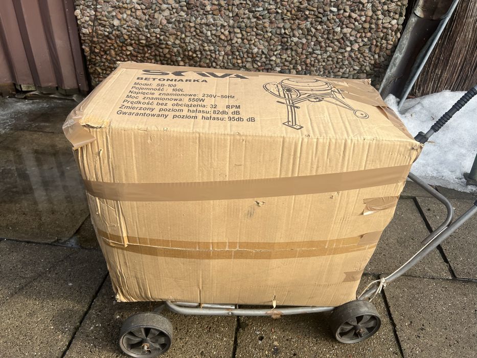 Betoniarka SKIVA SB-100 100L – NOWA
