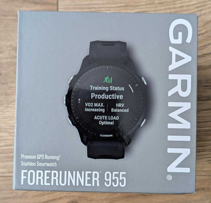 Garmin Forerunner 955 Stan Idealny! Gwarancja do 07.2028 (EAZYMUT) / Komplet