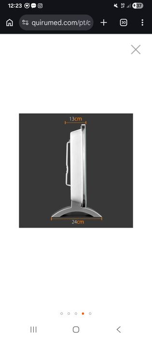 Aquecedor elétrico smart 2000W com app WiFi – Gridinlux (vidro)